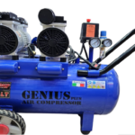 50LT 2.0HP, Oilless & Silent, Single Phase With Oil-Water Separator, Two Metal Guages 8 Bbar