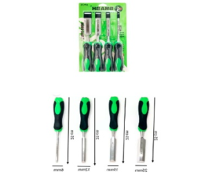 4PCS CHISEL SET SMASH (6mm,12mm,19mm,25mm)