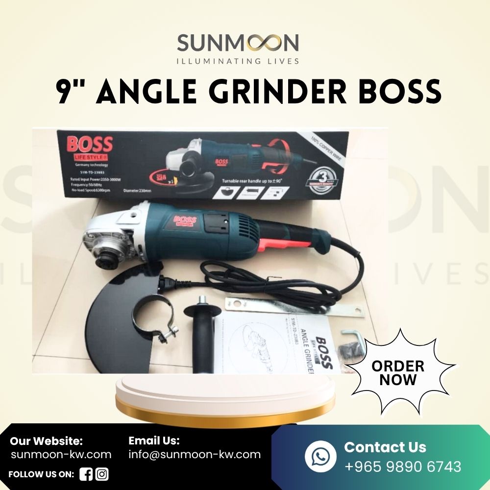 9" angle grinder boss