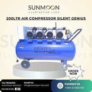 200ltr Air Compressor Silent Genius