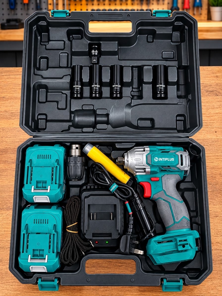 21v Cordless Impact Wrench INTIPLUS (4.0 x 2)