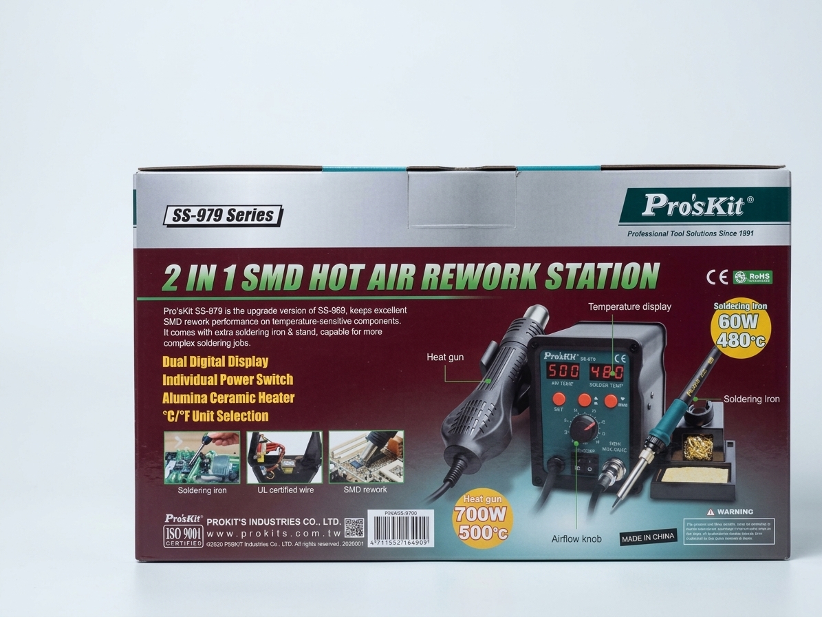 2 IN 1 SMD HOT AIR REWORK STATION